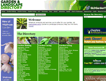 Tablet Screenshot of gardenandlandscapedirectory.co.uk